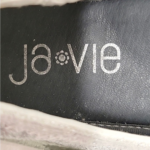 JA VIE FLATS Size 38   US7.5 SILVERBlackgold - Picture 4 of 5